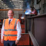 Steel contractor expects turnover to rise towards £200 million in milestone year Derek Pierce