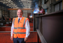 Steel contractor expects turnover to rise towards £200 million in milestone year Derek Pierce