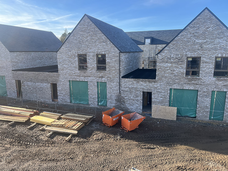 Roofing project at St Andrews West development