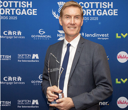 Ian Fergusson at The Scottish Mortgage Awards