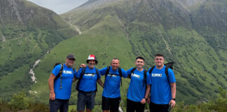 JR Scaffold team on West Highland Way