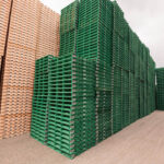 Stacked pallets