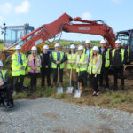 Construction workers mark new housing project in Dumfries & Galloway