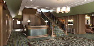 CGI of Prestwick Golf Club reception