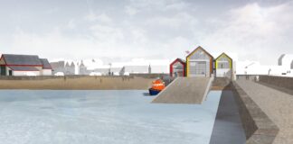 Artist's impression of Anstruther lifeboat station
