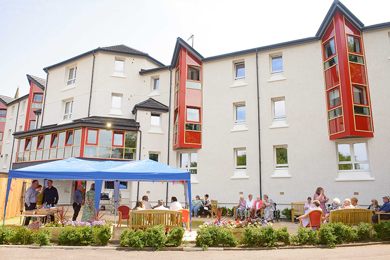 Retrofitted flats in Kirkintilloch
