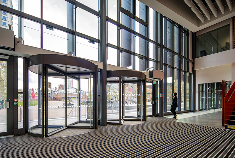 Commercial door entrance