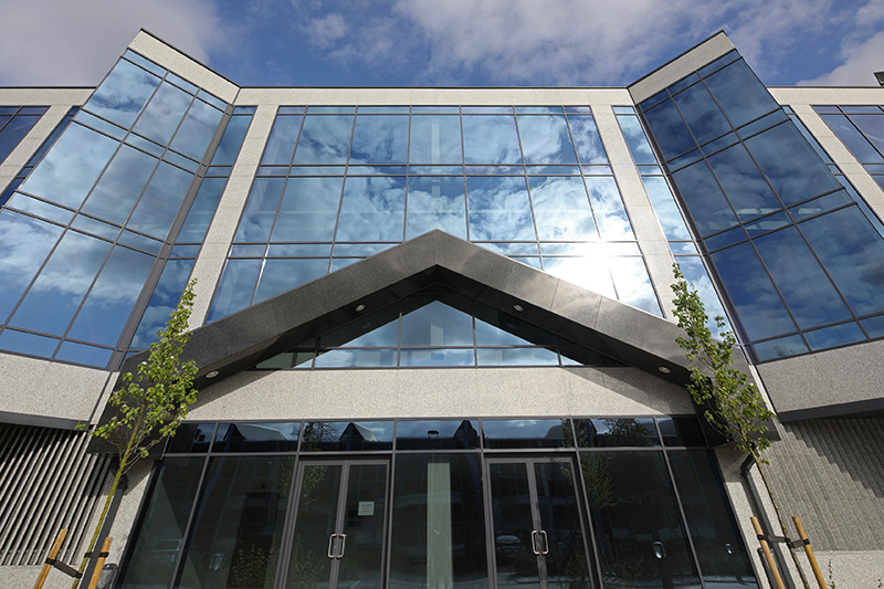 Commercial door entrance