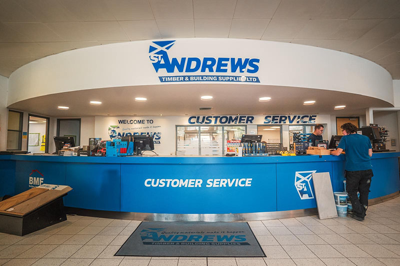 St Andrews Timber & Building Supplies base in Stenhouse, Edinburgh