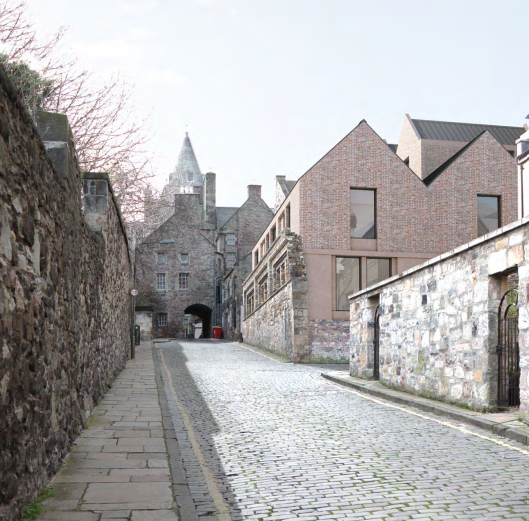 CGI of student accommodation at 179 Canongate