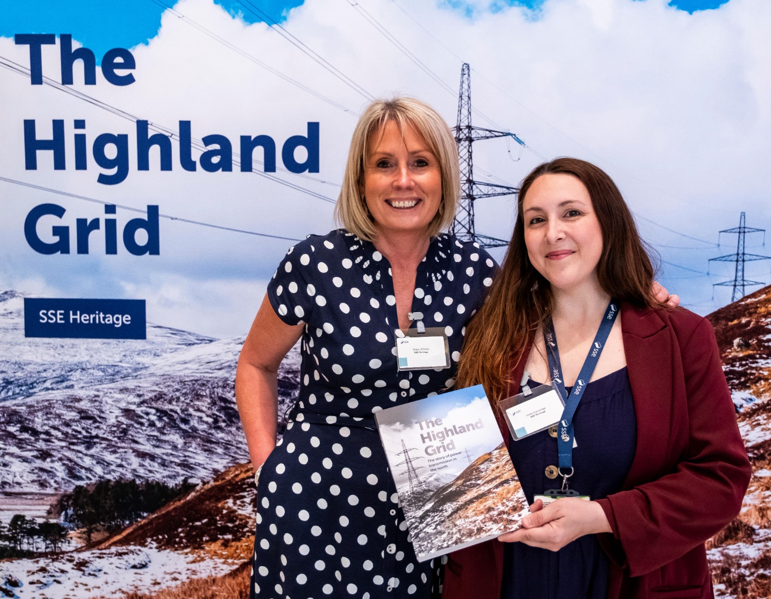 SSE Head of Heritage Gillian O'Reilly and SSE Heritage Development Officer Holly Cammidge 