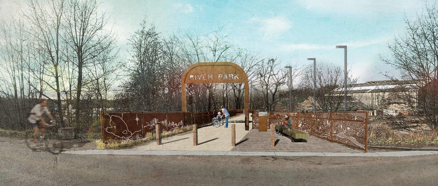 Riverside path
