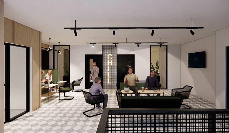 CGI of Glasgow student accommodation