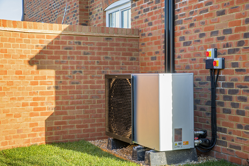 Sustainability measures on housebuilding site