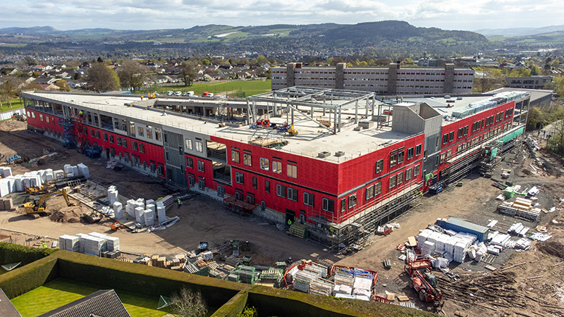 New school under construction