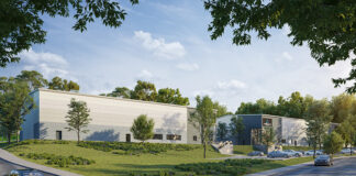 CGI of Dyce industrial estate