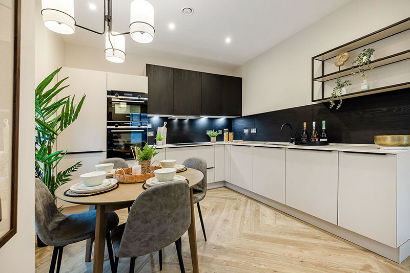 Kitchen in new-build apartment