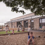 Nursery garden at Passivhaus school