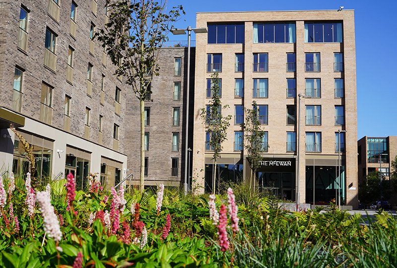 Landscape architecture at Edinburgh BTR site