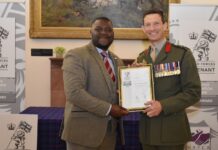 Robertson awarded Armed Forces Covenant Silver Employer Award Robertson Veteran and Assistant Site Manager Shadrech collected the Armed Forces Covenant Silver Award.jpg