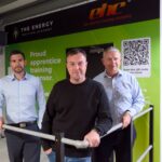 Colin Garvey (centre) with ETA co-founder Andrew Lamond (l) and EHC chief executive David Garrett