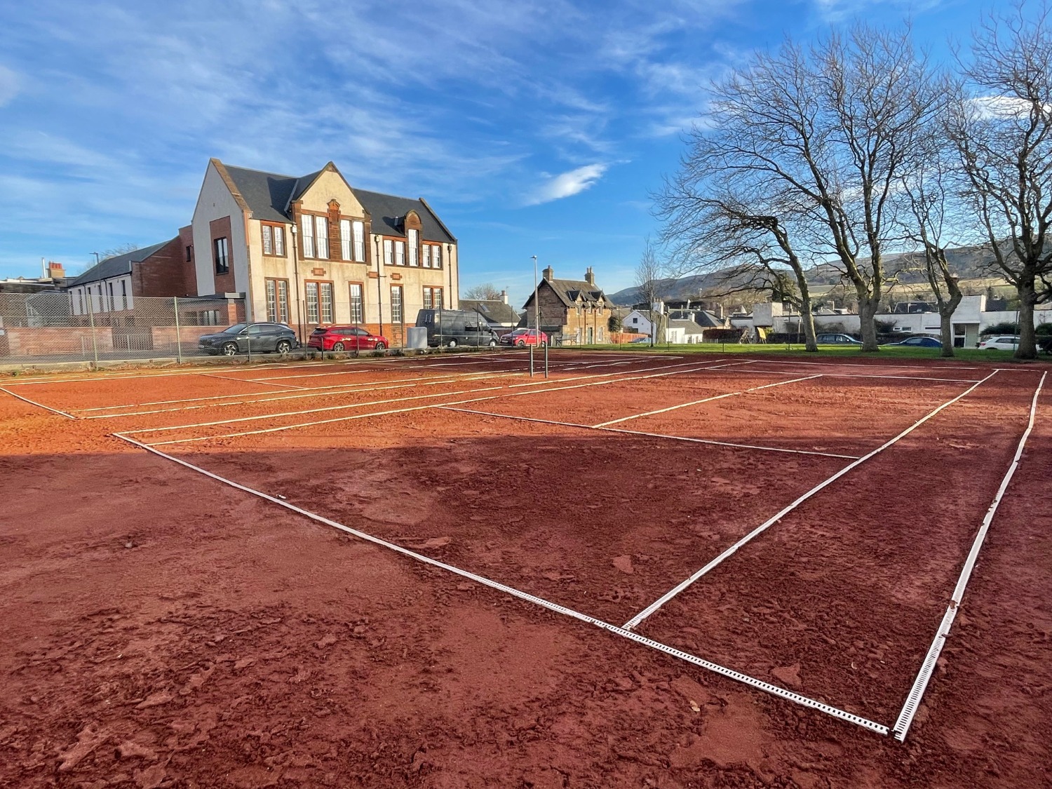 The courts prior to the upgrade