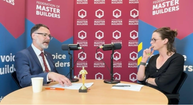Richard Quigley MP speaking on the FMB podcast