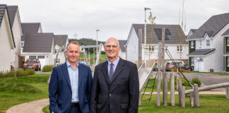 Bancon Group chief financial officer, Andrew Tweedie (left) and chairman, Bob McAlpine