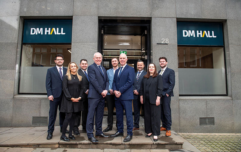 DM Hall's new Bothwell Street base in Glasgow