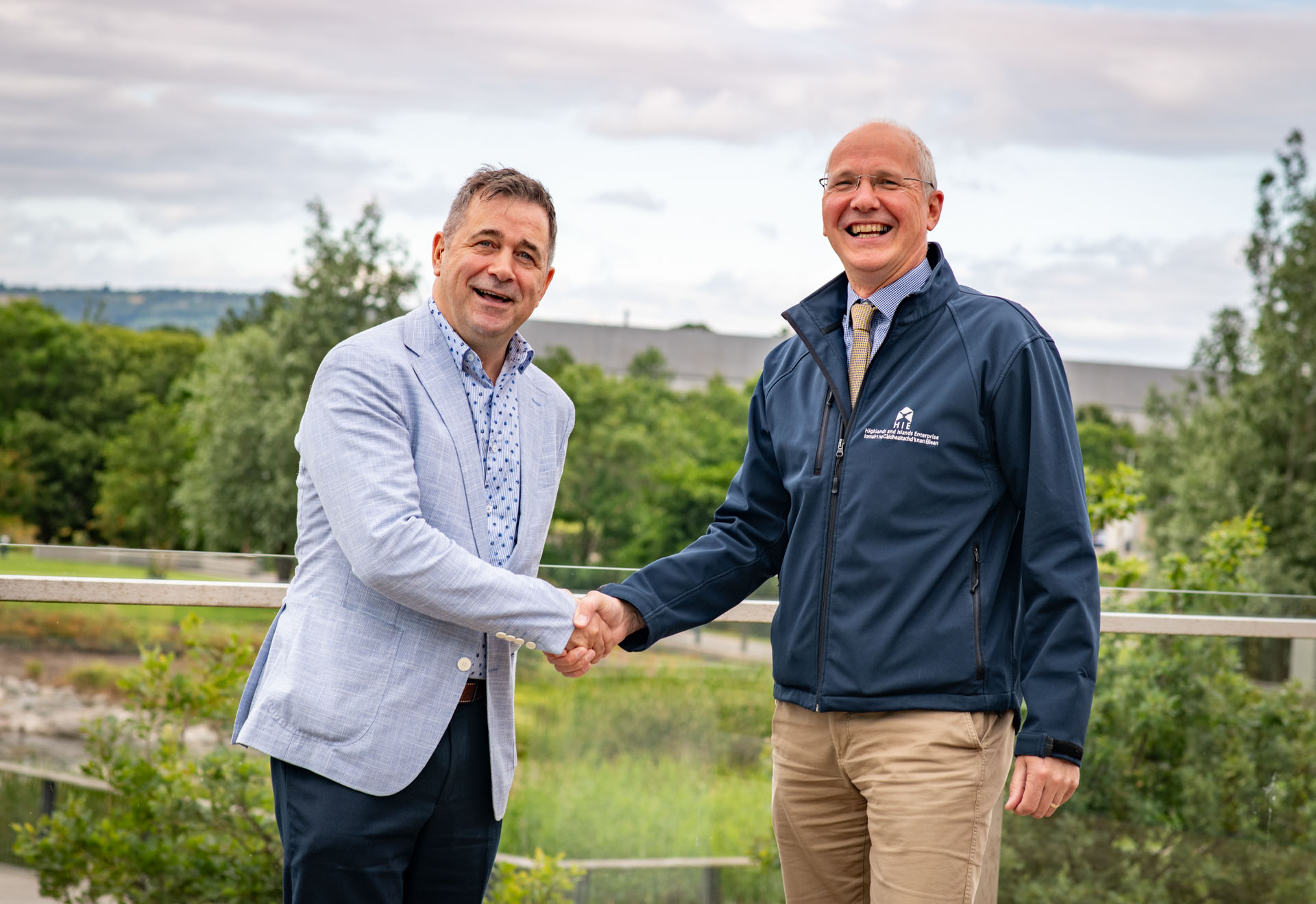 Juergen Maier CBE, chair of Great British Energy and Stuart Black, chief executive of HIE