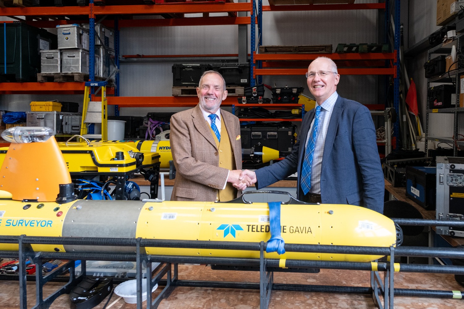 Professor Nick Owens and Stuart Black