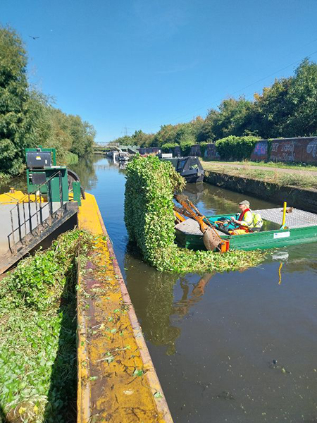 Engineers working on the UK’s canals