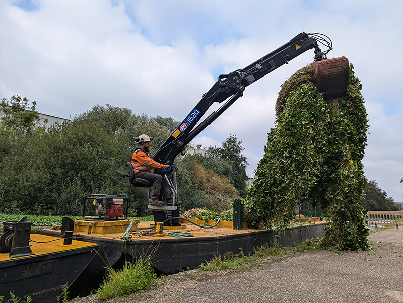 Engineers working on the UK’s canals