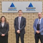 Marion Mason, Ian Fergusson and Douglas Smith