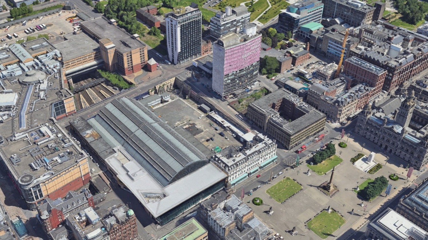 North Hanover Street aerial