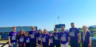 Staff at GRAHAM Building North preparing for charity skydive in Auchterarder