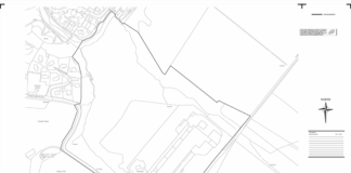Location plan for Penicuik site
