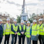 Modular units arrive on site at West Lothian Council housing development Site visit