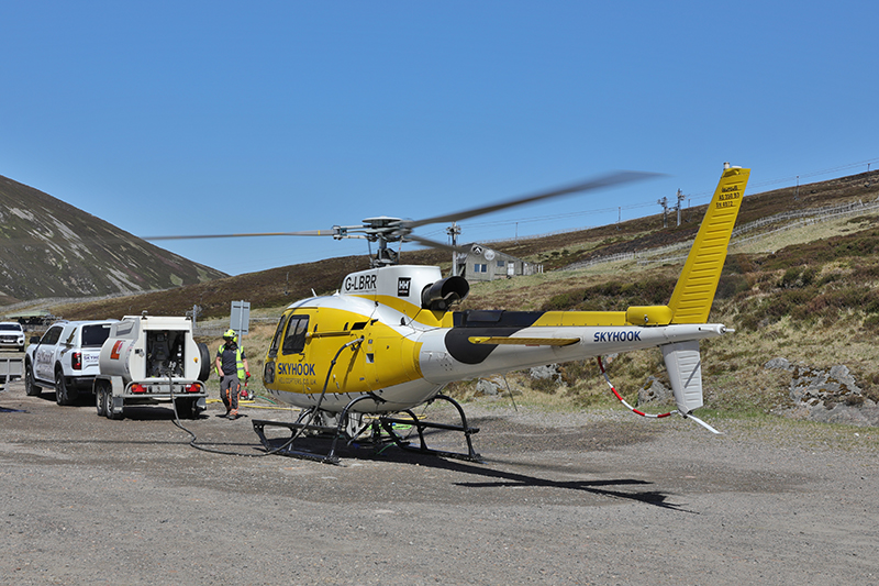 Skyhook helicopter