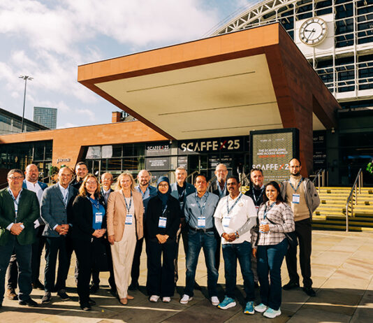 International Access and Scaffolding Association group photo in Manchester