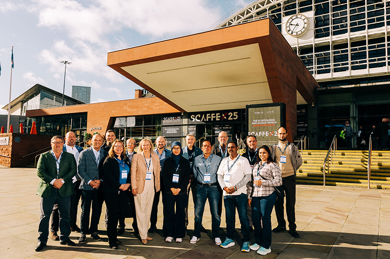 International Access and Scaffolding Association group photo in Manchester