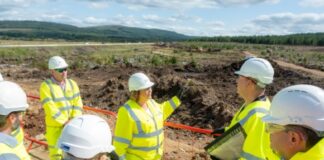 A9 Dualling peat project