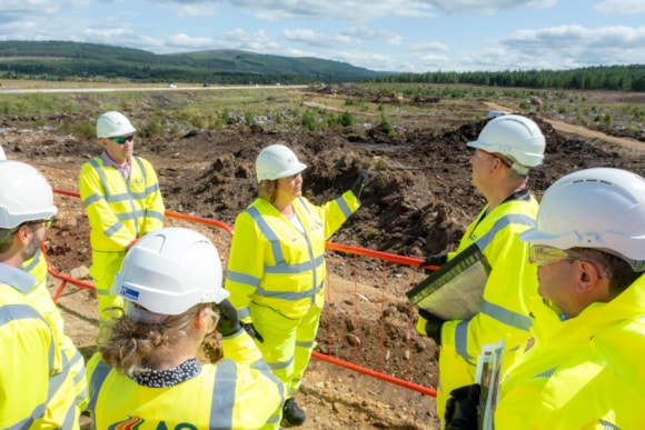 A9 Dualling peat project