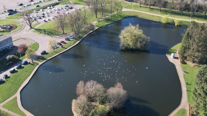 Cooper Park drone image