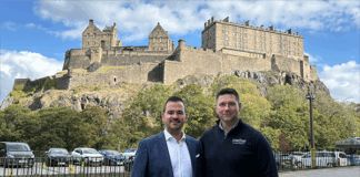 Casa Group commercial director Matt Holbrook (left) with John Cox, MD Casa Group Scotland