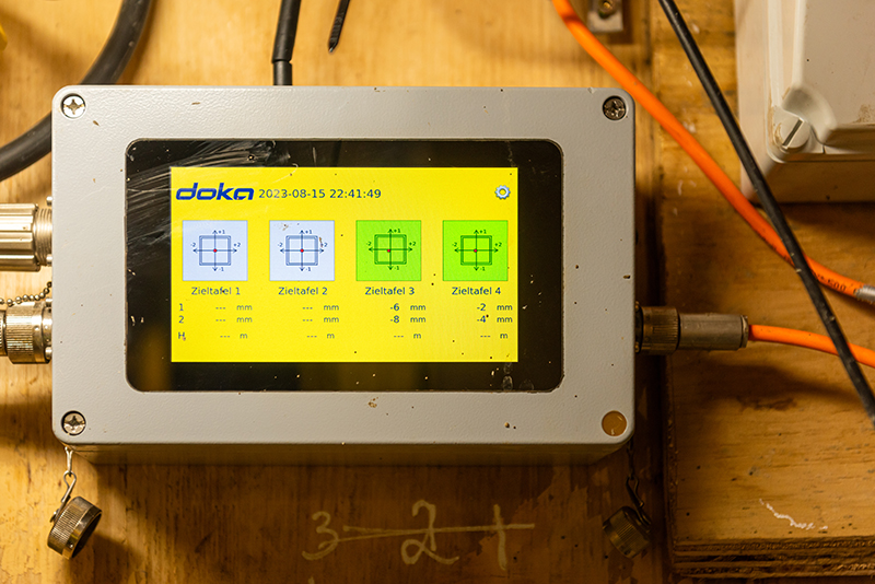 Doka Slipform laser control