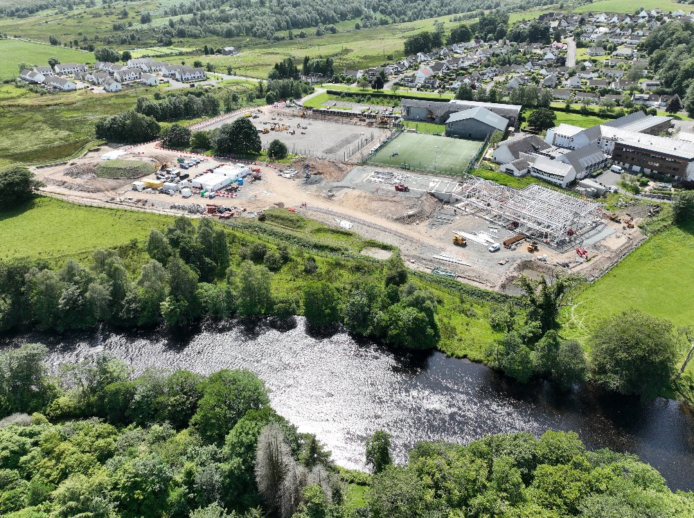 Aerial of site