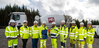 Project team at Mill Rig Wind Farm