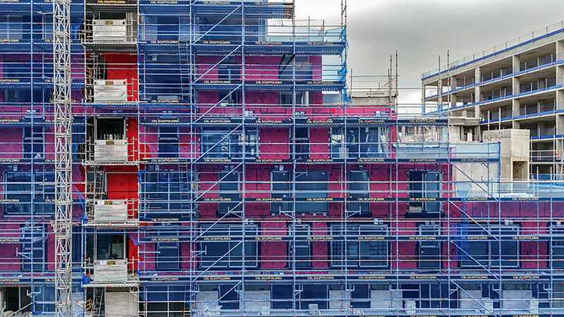 Dublin apartments featuring external air barrier membrane