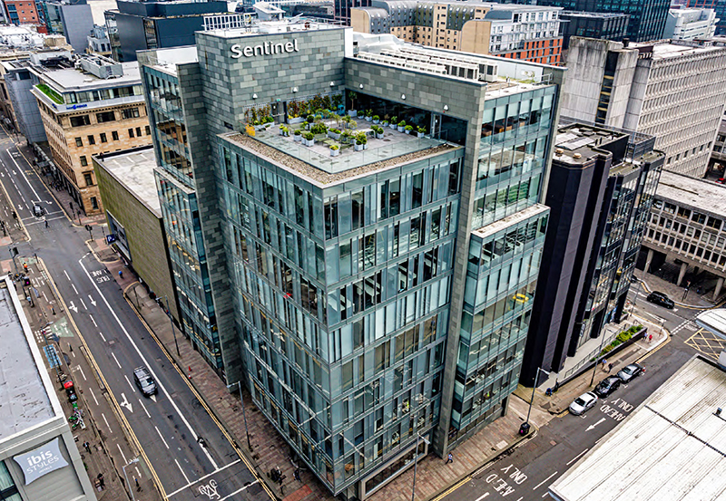 Glasgow city centre office building
